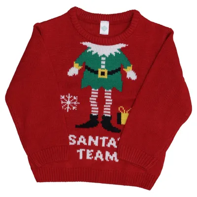Kersttrui (Rood, Meerkleurig) van Tex Baby Acryl
