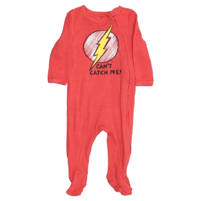 Sparkdräkt (Röd) från Justice League Bomull, Polyester