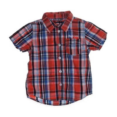 Kortärmad skjorta (Röd, Flerfärgad) från Kids by Lindex Bomull