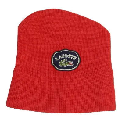 Beaniehue (Rød) fra Lacoste Silke, Uld