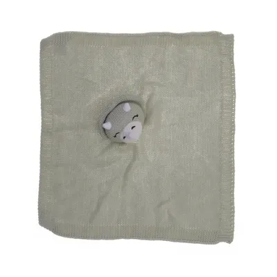 Snuttefilt (Grön) från Åhléns Bomull, Polyester