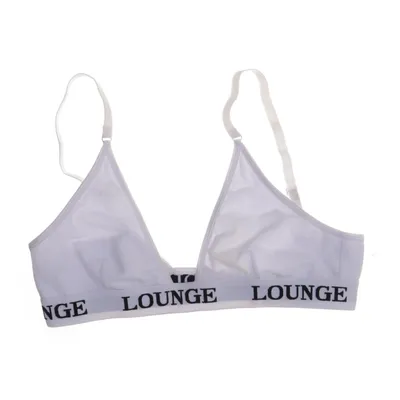 Bralette (Weiß) von Lounge Baumwolle, Elasthan