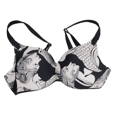 Bikini top (Black, White) from Femilet Elastane, Polyamide