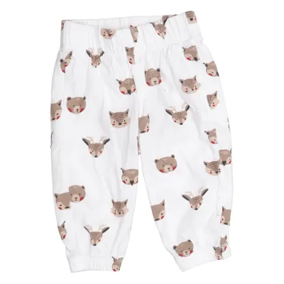 Pyjamahose (Weiß, Braun) von Cubus Mini Bio-Baumwolle