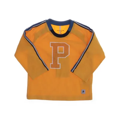 Long sleeve T-shirt (Yellow) from Polarn O. Pyret Organic cotton, Elastane