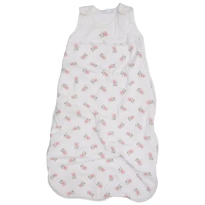 Swaddle sack (White, Multicolored) from The Little White Company Cotton, Polyester