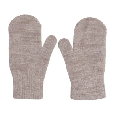 Mittens (Beige) from H&M Acrylic, Elastane, Polyester