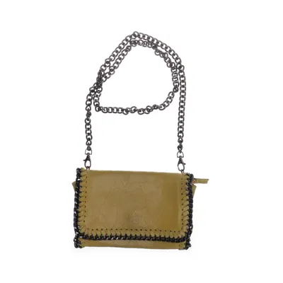 Shoulder-bag (Yellow) from Borse in Pelle Leather
