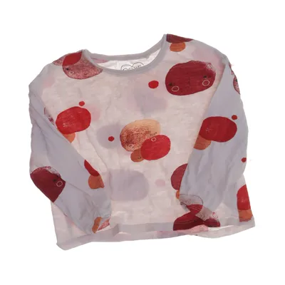 Langærmet t-shirt (Hvid, Rød, Orange) fra Next Bomuld