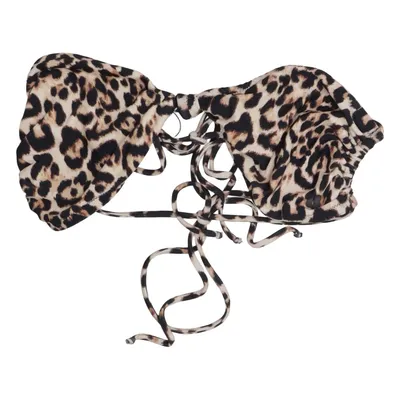 Bikini top (Beige, Black) from Understatement Elastane, Nylon
