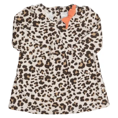 Dress (Beige, Brown, White) from Gymboree Cotton, Polyester