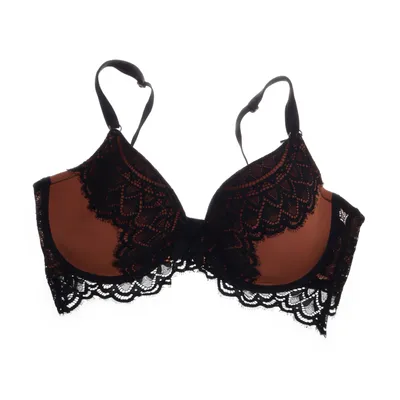 BH (Orange, Svart) från Hunkemöller Elastan, Polyamid