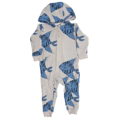 Rompertjes (Beige, Blauw) van Mini Rodini Elastaan, Organisch katoen