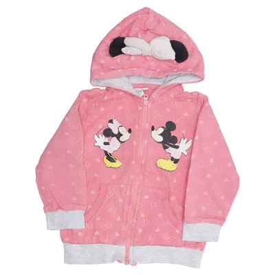 Capuchon sweater (Roze, Grijs) van Disney Baby
