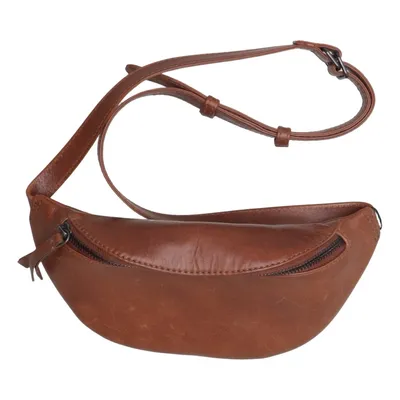 Waist bag (Brown) from Markberg Cotton, Leather