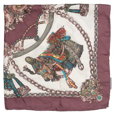 Scarf (Brun, Flerfärgad) från Brigitte von Boch Silke