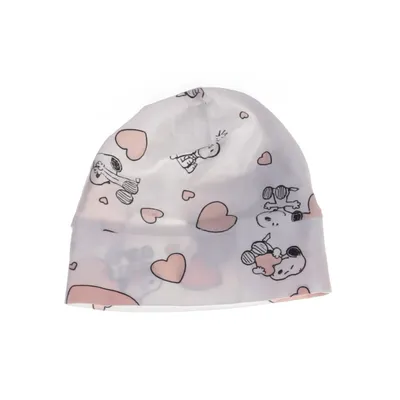Mössa (Vit, Flerfärgad) från Peanuts Bomull