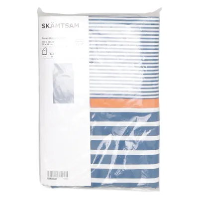 Sengesæt (Blå, Hvid, Orange) fra IKEA Bomuld, Lyocell