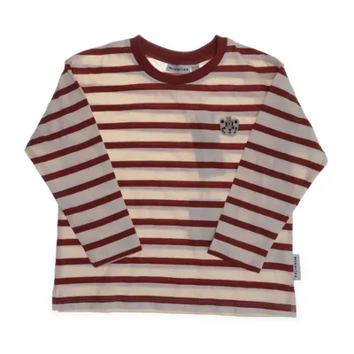Blouse (Beige, Red) from Minories Cotton