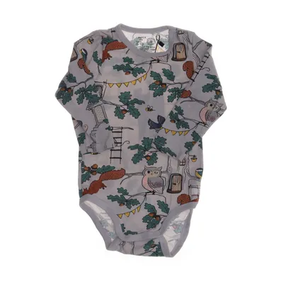 Body (Grå, Flerfärgad) från Lindex Baby Bomull, Elastan