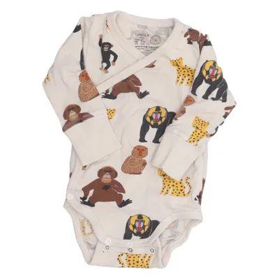 Body (Beige, Flerfärgad) från Lindex Baby Bomull, Elastan