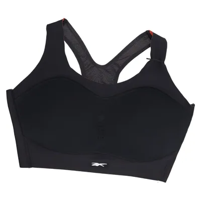 Sport-bh (Zwart, Oranje) van Reebok Elastaan, Polyamide, Gerecycled polyester
