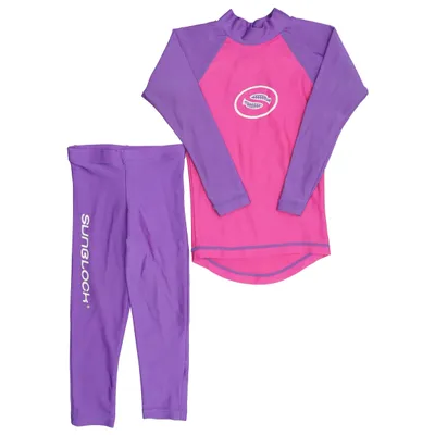 Set (Purple, Pink) from Sunblock Elastane, Polyamide