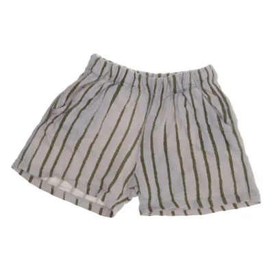 Shorts (Weiß, Grün) von Zara Baumwolle