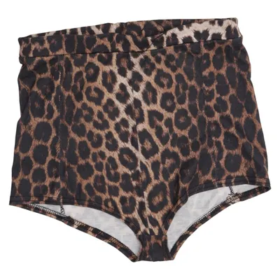 Bikini bottom (Brown, Multicolored) from Boohoo Elastane, Polyester