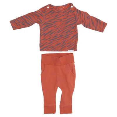 Set (Oranje, Grijs, Meerkleurig) van Noppies Baby Elastaan, Organisch katoen