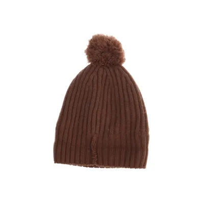 Pompon muts (Bruin) van Zara Accessories