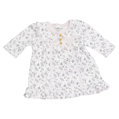 Dress (White, Multicolored) from Tiny One Cotton