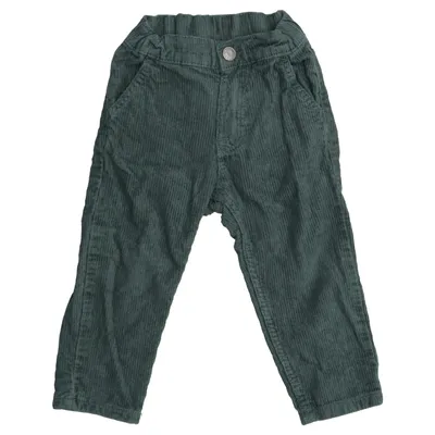 Corduroy pants (Green) from Polarn O. Pyret Organic cotton