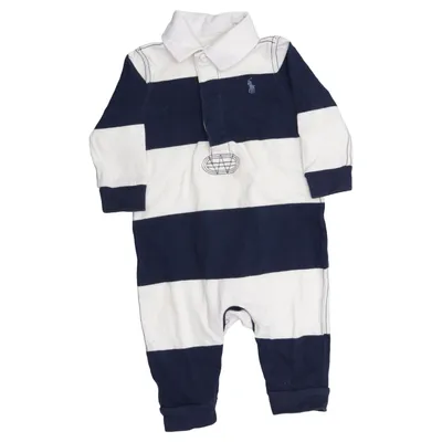 Rompers (Blue, White) from Ralph Lauren Cotton