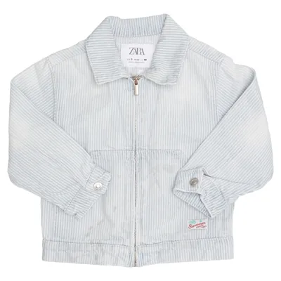 Jeansjacka (Blå, Vit) från Zara