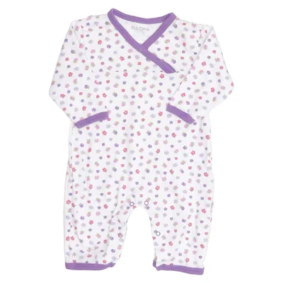 Rompers (White, Purple, Multicolored) from Fixoni Cotton
