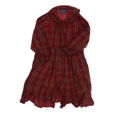 Blousejurk (Rood, Meerkleurig) van Kids by Lindex Katoen