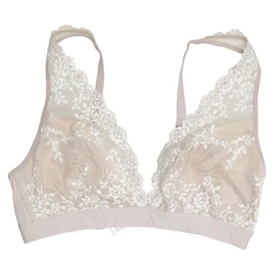 Bralette (Beige, Vit) från Wacoal Elastan, Polyamid, Polyester