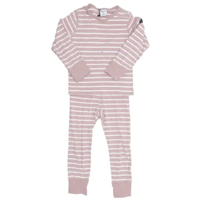 Pyjama (Roze, Wit) van Polarn O. Pyret Organisch katoen