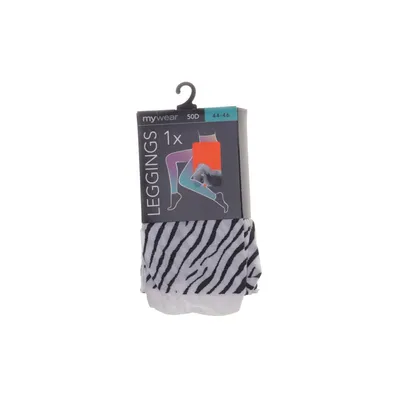 Leggings (White, Black) from MyWear Elastane, Polyamide
