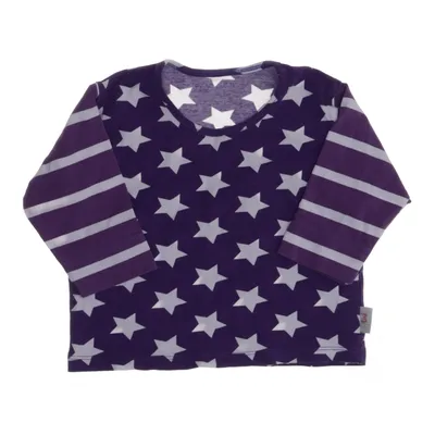 T-shirt à manches longues (Violet, Blanc) de Nyla