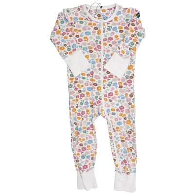 Rompers (White, Multicolored) from Polarn O. Pyret Elastane, Organic cotton