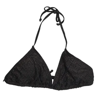 Haut de bikini (Noir) de Infinity Woman Élasthane, Fibre métallique, Polyamide