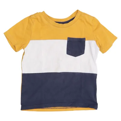 T-shirt (Geel, Wit, Blauw) van Baby C&A Katoen