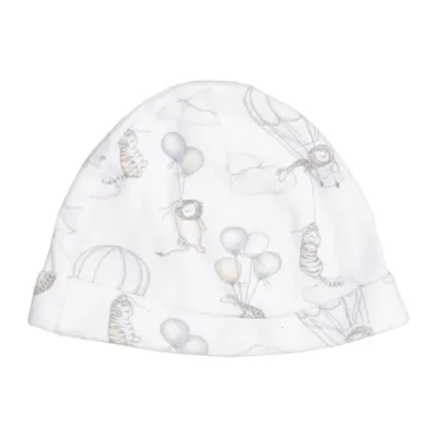 Beaniehue (Hvid, Flerfarvet) fra Newbie by KappAhl Bomuld