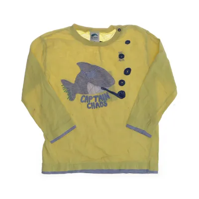 Long sleeve T-shirt (Yellow, Gray, Blue) from Eat Ants by Sanetta Cotton