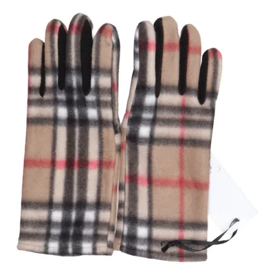Gloves (Beige, Multicolored) from James Pringle Weavers Polyester