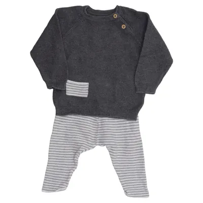 Sæt (Grå, Hvid) fra Baby Club by C&A Bomuld