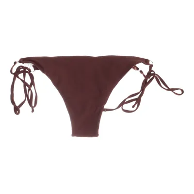 Bikini bottom (Brown) from Zaful Elastane, Polyamide