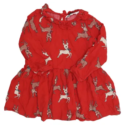Kjole (Rød, Flerfarvet) fra H&M Kids Viscose
